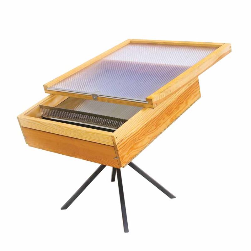 Sonnenwachsschmelzer für 2 Rähmchen mit Drehständer