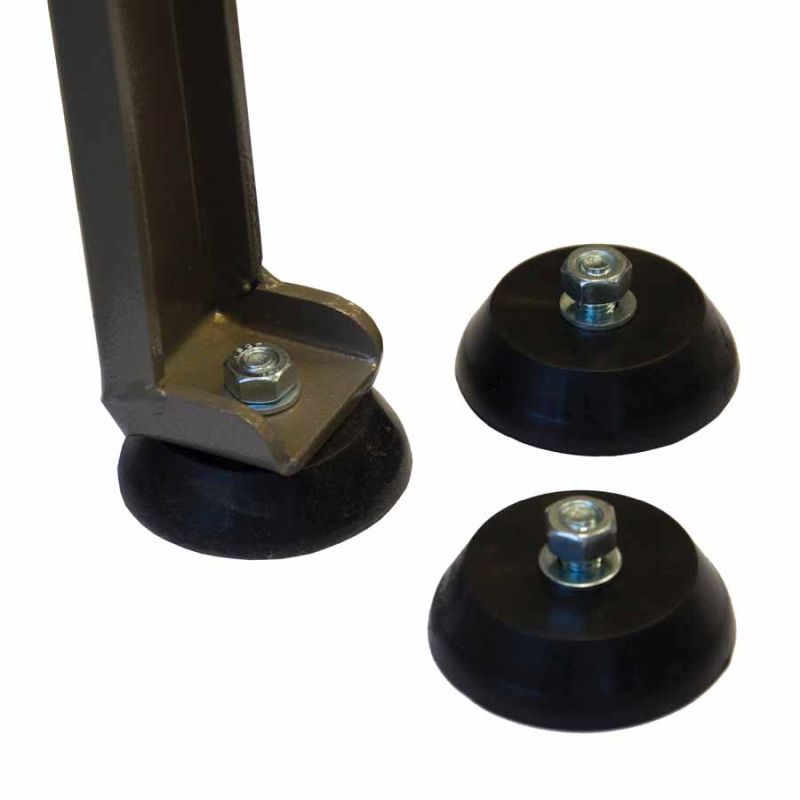 Gummifüsse für Honigschleuder mit Schraube M8 (3 Stück)