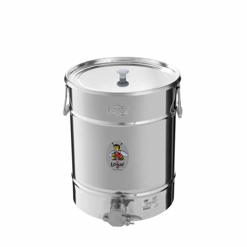 Logar Abfüllbehälter 35 kg mit Schrägboden und Auflagedeckel 